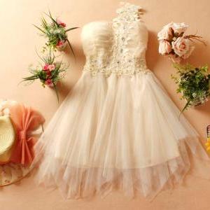 Short White Dress Bridesmaid Dress